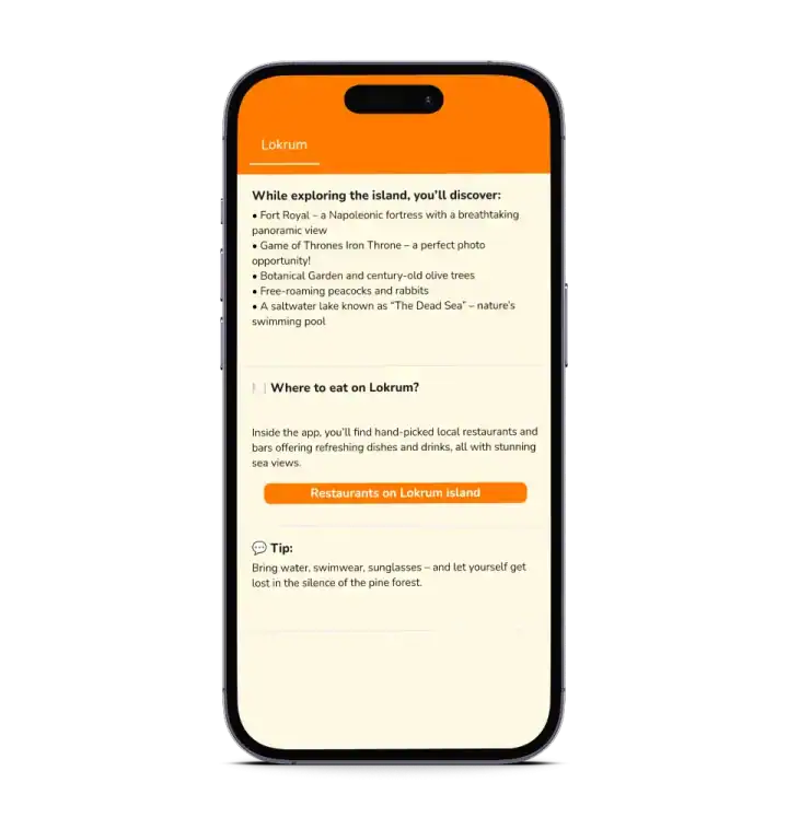 DubrovnikVibes - itineraries